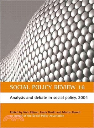 Social Policy Review 16 ─ Analysis and Debate in Social Policy, 2004