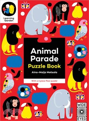 Animal Parade ─ Puzzle Book - With a 6-Piece Floor Puzzle!