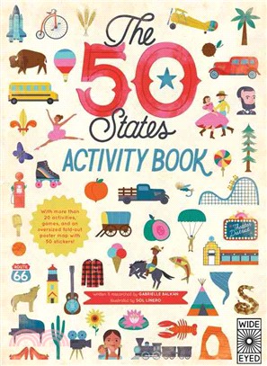 The 50 States Activity Book ─ With More Than 20 Activities, a Fold-out Map Poster, and 50 Stickers!