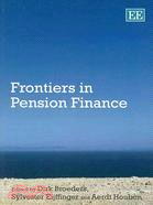 Frontiers in pension finance...