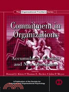 Commitment in organizations ...