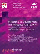 Research and Development in Intelligent Systems XXVI: Incorporating Applications and Innovations in Intelligent Systems XVII