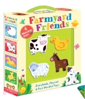 wooden toy farmyard