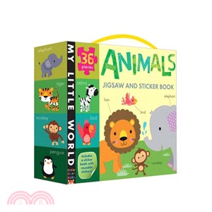 My Little World Animals Jigsaw and Sticker Book | 拾書所