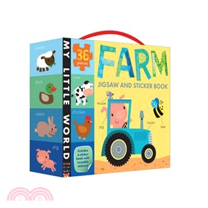 My Little World Farm Jigsaw and Sticker Book | 拾書所
