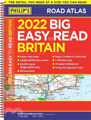 Philip's EasyRead Britain Road Atlas