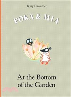 Poka and Mia at the Bottom of the Garden