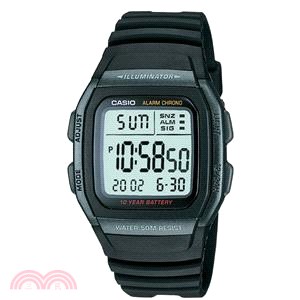 卡西歐CASIO W-96H-1B手錶