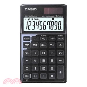 卡西歐CASIO SL-1000TW計算機 晶砂黑