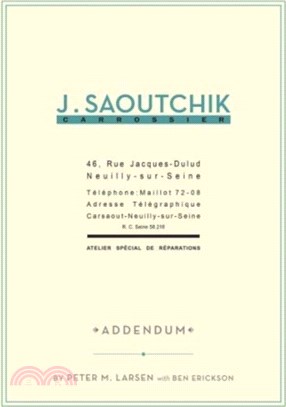 J. Saoutchik Carrossier：Addendum Volume 1