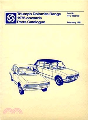 Triumph Dolomite Range 1976+ Parts Catalog
