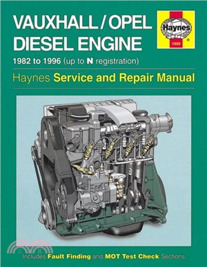 Vauxhall/Opel 1.5, 1.6 & 1.7 Litre Diesel Engine (82 - 96) Up To N