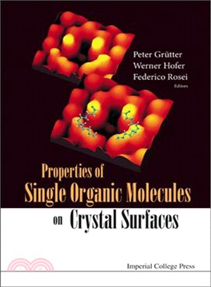 Properties of Single Organic Molecules on Crystal Surfaces