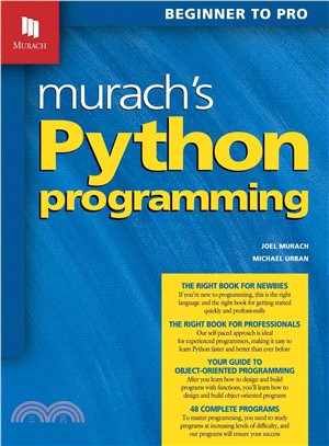 Murach's Python Programming ― Beginner to Pro