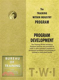 Training Within Industry Program Program Development