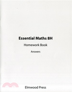 Essential Maths 8H Homework Book Answers