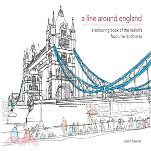 A Line Around England ― A Colouring Book of the Nation's Favourite Landmarks