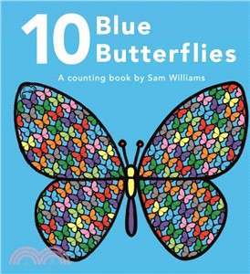 10 Blue Butterflies