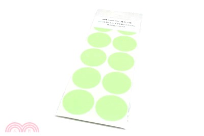 【日本mt】和紙膠帶-丸型綠