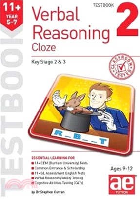 11+ Verbal Reasoning Year 5-7 Cloze Testbook 2