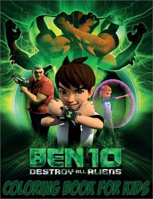 Ben 10 Coloring Book For kids: 120 Coloring Pages For kids Ages 4-8
