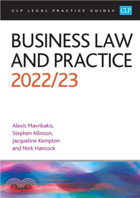 Business Law and Practice 2022/2023：Legal Practice Course Guides (LPC)