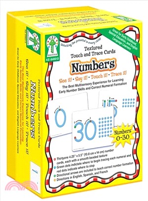 Textured Touch and Trace: Numbers ─ The Best Multisensory Experience for Learning Early Number Skills and Correct Numeral Formation