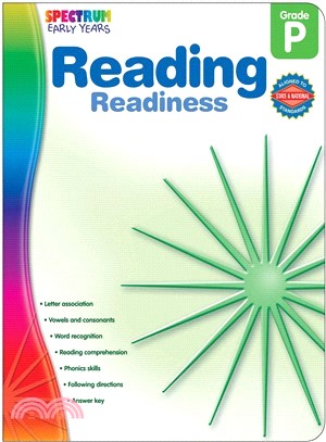 Spectrum Reading Readiness, Preschool