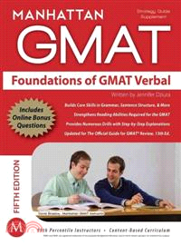 Foundations of GMAT Verbal Strategy Guide | 拾書所