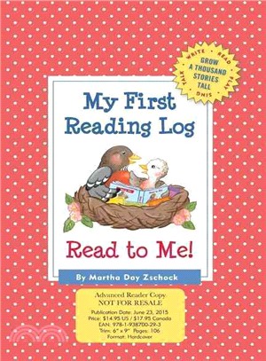 My First Reading Log ― Read to Me! 1,000 Books Before Kindergarten