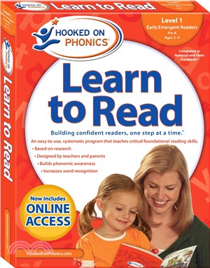 Hooked on Phonics Learn to Read Level 1 Pre-K, Ages 3-4 ─ Early Emergent Readers