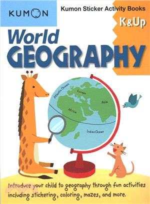 World Geography ─ Kumon Sticker Activity Books K and Up