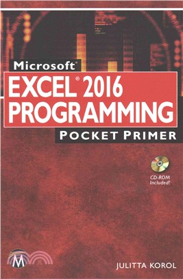 Microsoft Excel Programming 2016 ─ Pocket Primer