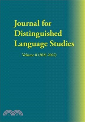 Journal for Distinguished Language Studies Volume 8 (2021-2022)