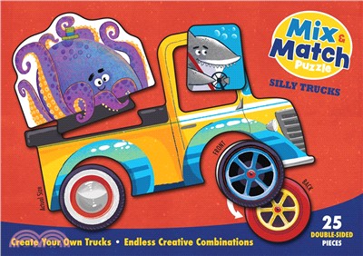 Mix & Match Puzzle: Silly Trucks