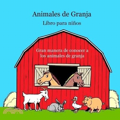 Libro para niños de animales de granja: Imágenes animadas y curiosidades