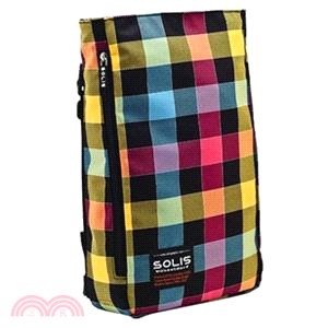 【SOLIS】方塊幻想系列 多功能方型平板電腦背包-繽紛彩