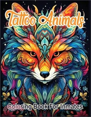 Tattoo Animals coloring book for inmates