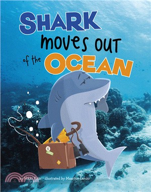 Shark moves out of the ocean /