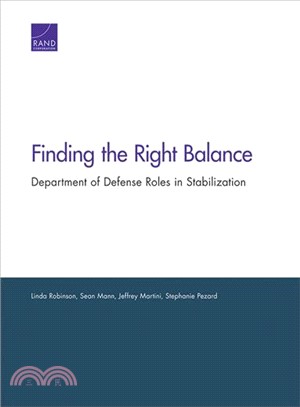 Finding the Right Balance ― Department of Defense Roles in Stabilization