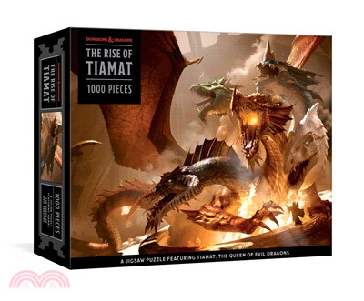 The Rise of Tiamat Dragon Puzzle (Dungeons & Dragons) : 1000-Piece Jigsaw Puzzle Featuring the Queen of Evil Dragons: Jigsaw Puzzles for Adults