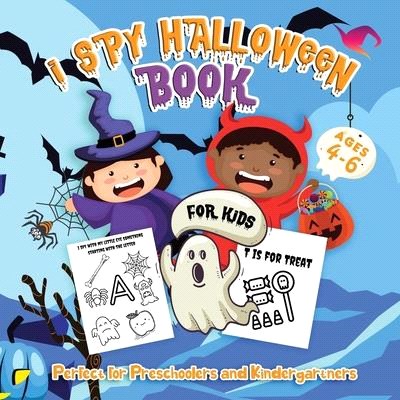 I Spy Halloween Book For Kids Ages 4-6
