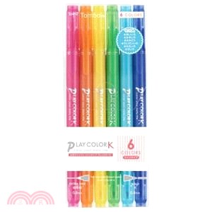 【TOMBOW】PLAY COLOR K雙頭彩色筆-6支入