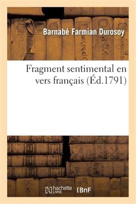 Fragment Sentimental En Vers Français