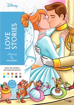 Mystery Colouring - Love Stories：Reveal iconic Disney characters with colour by number