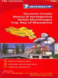 Michelin Slovenia, Croatia, Bosnia & Herzegovina, Serbia Montenegor Yug. Rep of Macedonia