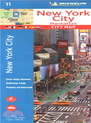 Michelin New York City Manhattan Map