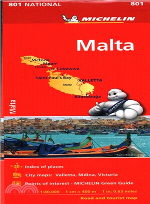 Michelin Malta Map 801