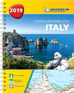 Italy - Tourist and Motoring Atlas 2019 (A4-Spirale)：Tourist & Motoring Atlas A4 spiral