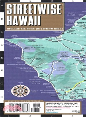 Michelin Streetwise Hawaii ― Hawaii, Kauai, Maui, Molokai, Oahu & Downtown Honolulu